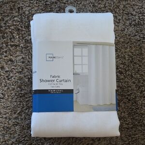 White Shower Curtain